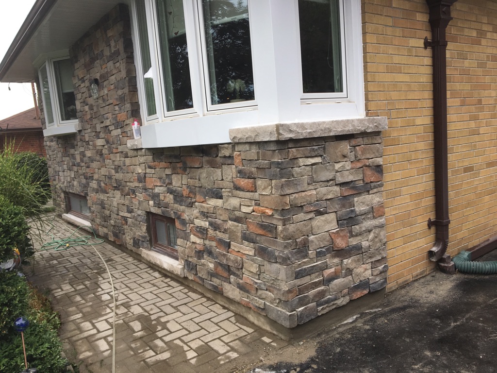 Home After Stone Veneer Installed