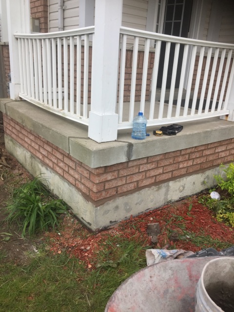 Brick and Concrete Repaired