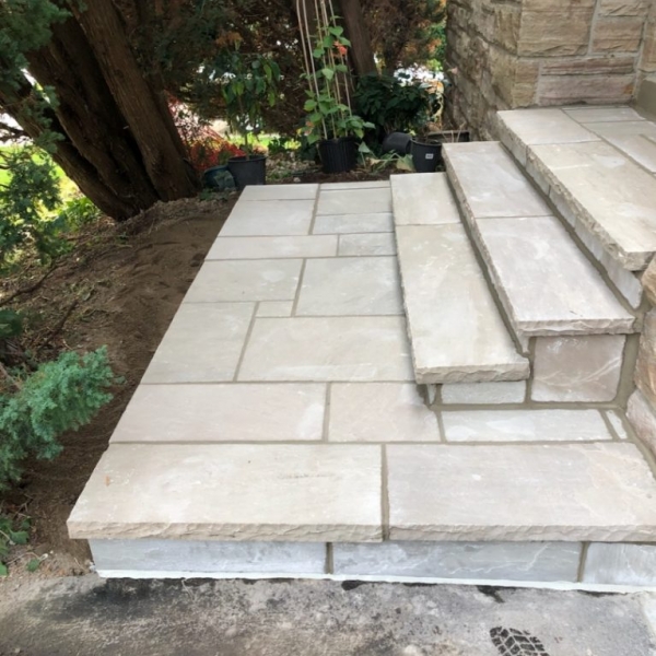 New Stone Porch