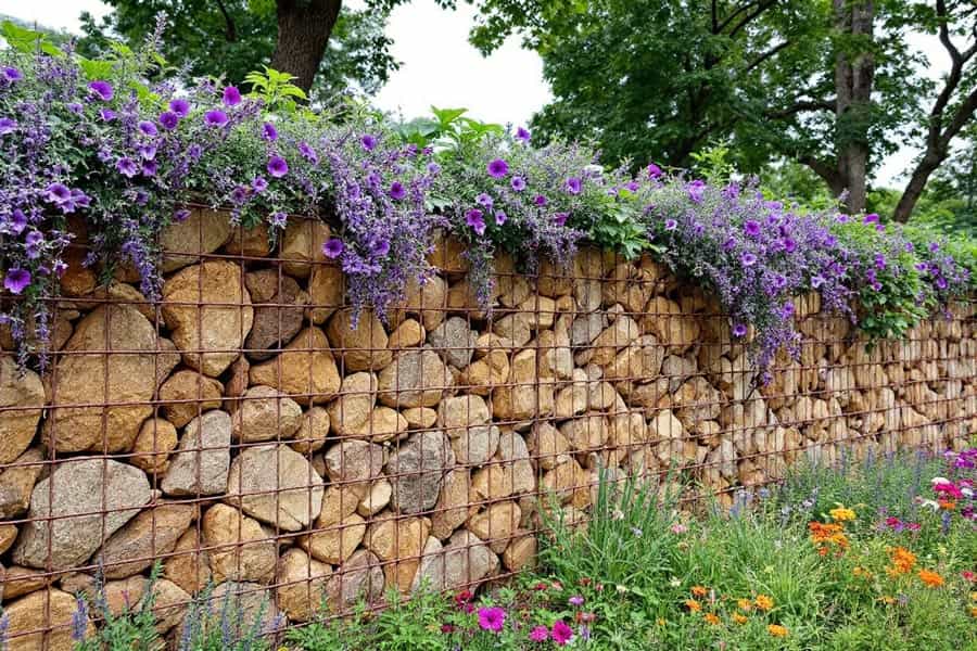 Gabion walls
